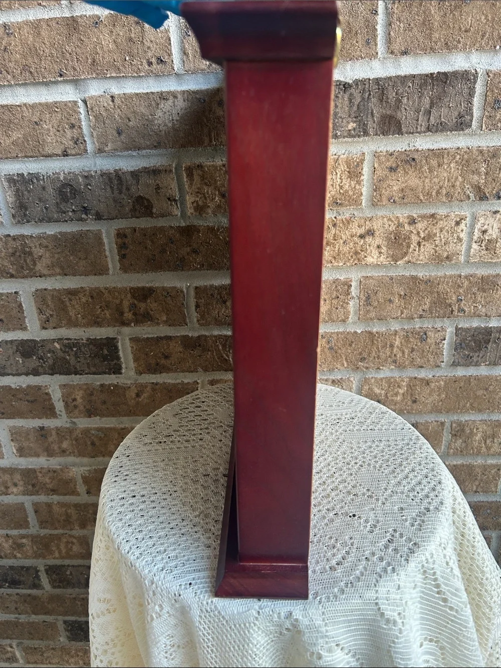 Vintage Wooden golf ball shelf with Green Felt Display